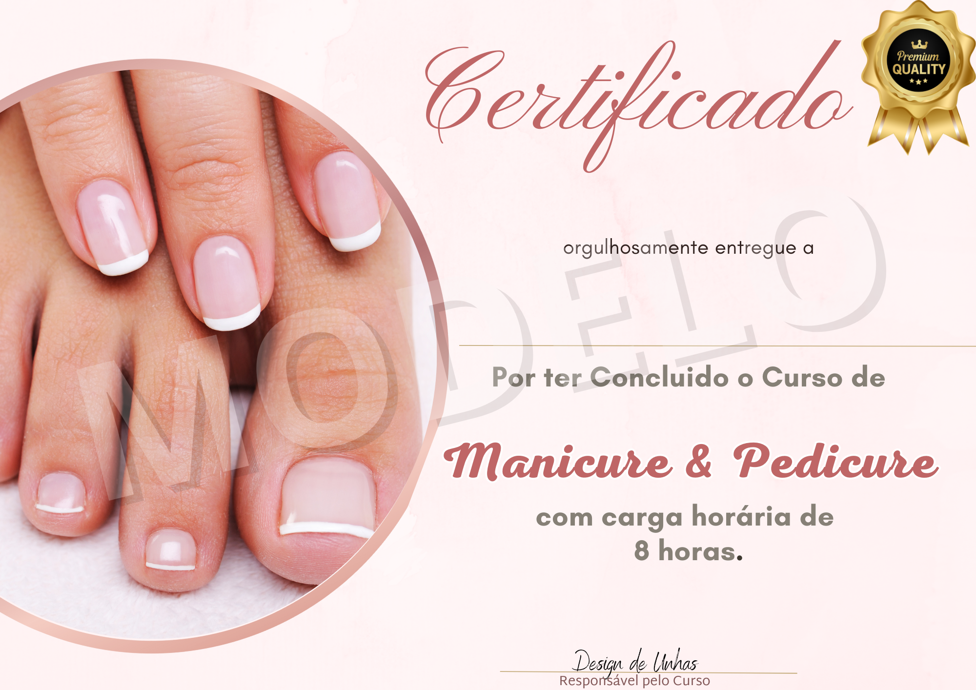 Preto Dourado Moderno e Elegante Curso de Corte Certificado
